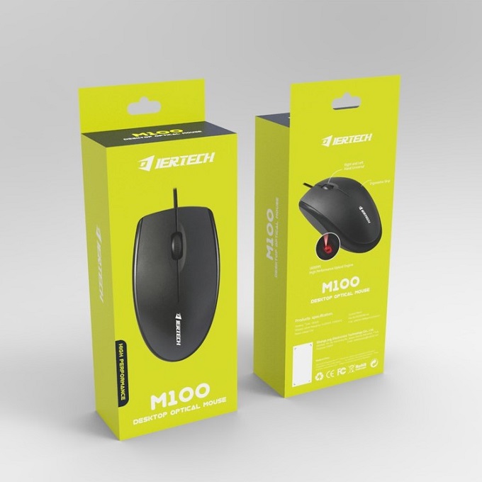 Jertech M100 Optical Basic Computer Mouse Deells.lk